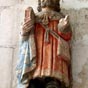 Palluau-sur-Indre, église Saint-Sulpice : Statue du XVe siècle.